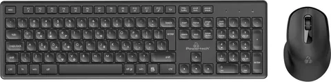 POWERTECH set ποντίκι & πληκτρολόγιο PT-1151, ασύρματο, 1600DPI, μαύρο