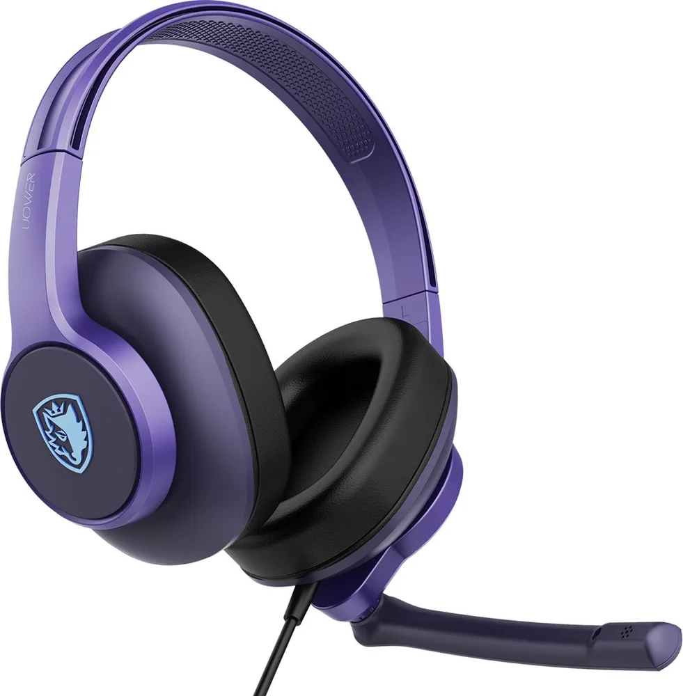 SADES gaming headset UPOWER, 3.5mm σύνδεση, 40mm, μωβ — εικόνα 5