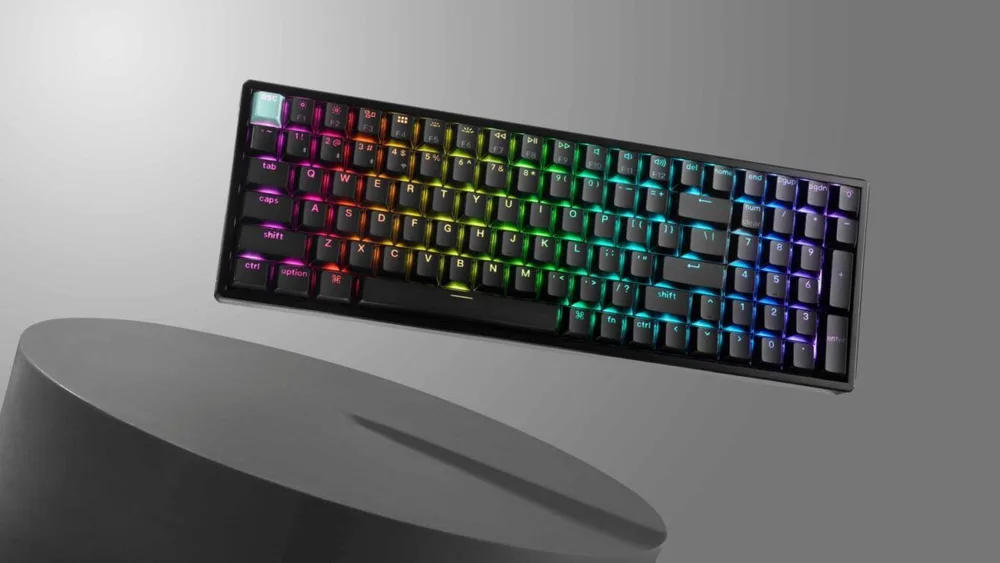 Keychron K4 HE (K4H-J1) Shine-Through Wireless Magnetic Hall Effect RGB Keyboard 96% US Layout — εικόνα 4