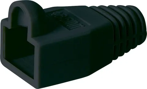 GOOBAY κάλυμμα για βύσμα δικτύου RJ45 11216, μαύρο, 10τμχ