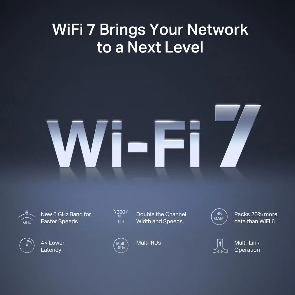 MERCUSYS router MR47BE, WiFi 7, 9.3Gbps BE9300, Tri-Band, V2.0 — εικόνα 5