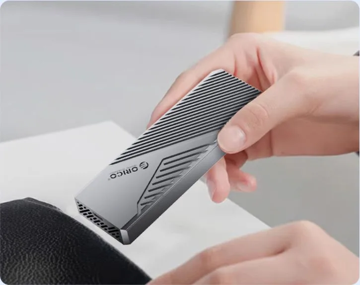 ORICO θήκη για M.2 NVME SSD CNM2-G20, 20Gbps, γκρι — εικόνα 3