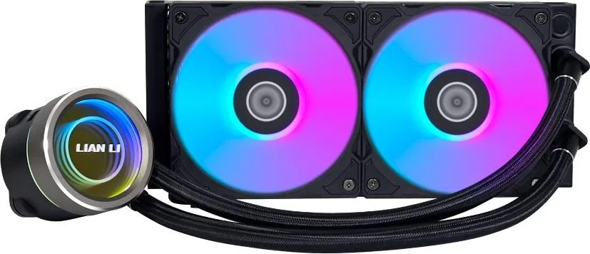 LIAN LI Galahad II Trinity 240 Black - AIO GPU Liquid Cooler with ARGB Fans — εικόνα 2