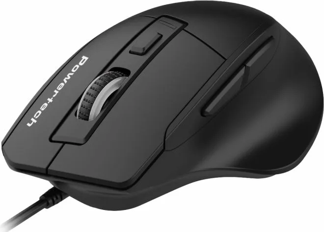 POWERTECH ενσύρματο ποντίκι PT-1273, οπτικό, 3600DPI, μαύρο — εικόνα 2