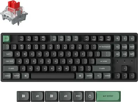 Keychron K8 Ultra (K8U-J1) ZMK Wireless 8K Mechanical Keyboard Red Switch (Hot-Swap) 80% Us Layout