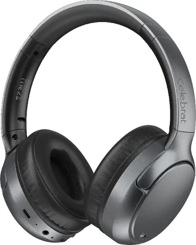 CELEBRAT headphones A41, ασύρματα & ενσύρματα, 40mm, 400mAh, ANC, μαύρα