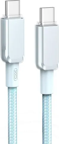 XO NB-Q250B PD 60W Type-C ΣΕ Type-C PVC Shiny Colorful Fast Charging Cable ΓΑΛΑΖΙΟ