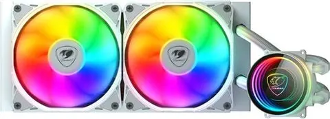 Cougar Poseidon Elite ARGB 240 Υδρόψυξη Επεξεργαστή 240mm με 2x120mm PWM ARGB Fans Λευκή