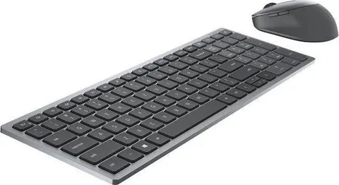 Dell KM7120W Multi-Device Keyboard & Mouse Wireless/Bluetooth Grey Belgian New Open Box
