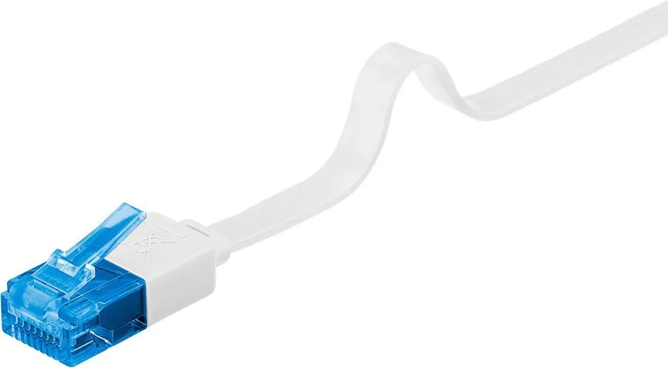 GOOBAY καλώδιο δικτύου 96380, CAT 6A U/UTP, flat, 500MHz, copper, 15m, λευκό — εικόνα 5