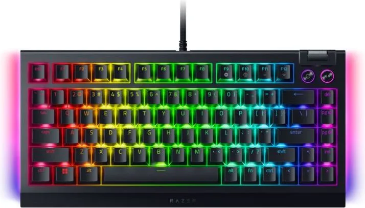 Razer BLACKWIDOW V4 75% - Mechanical RGB Gaming Keyboard - Hot-Swappable - Orange Tactile Switches — εικόνα 2
