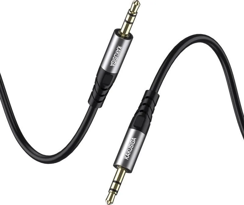 KAKUSIGA καλώδιο ήχου 3.5mm KSC-892, AUX, 1m, μαύρο — εικόνα 3