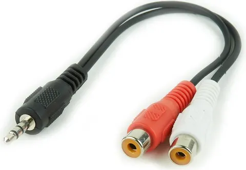 CABLEXPERT καλώδιο ήχου 3.5 MM Plug TO 2 x RCA 0.2m