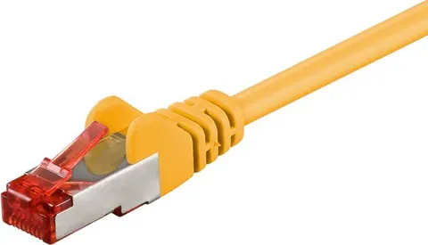 GOOBAY καλώδιο δικτύου 93210, CAT 6 S/FTP, copper, 250MHz, 0.25m, κίτρινο