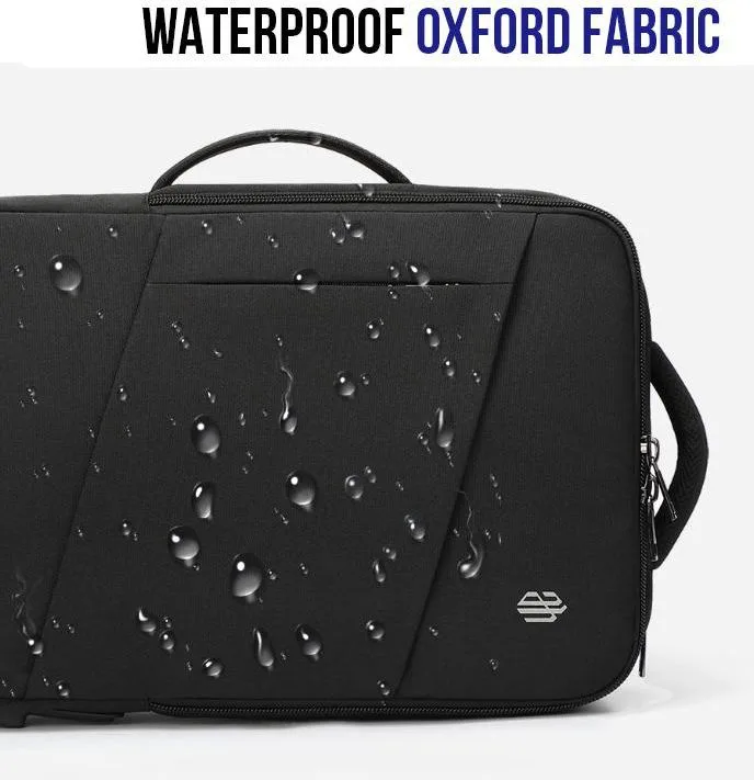 ARCTIC HUNTER τσάντα πλάτης B00345 με θήκη laptop 15.6", USB, 19-32L, μαύρη — εικόνα 9