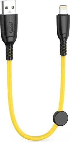 XO NB247 Suluo καλώδιο ΜΕΤΑΦΟΡΑΣ δεδομένων USB-A ΣΕ Lightning, ΚΙΤΡΙΝΟ