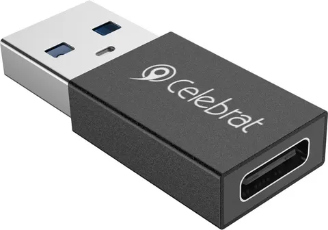 CELEBRAT αντάπτορας USB 3.0 σε USB-C CA-01, 3A, 5Gbps, μαύρος
