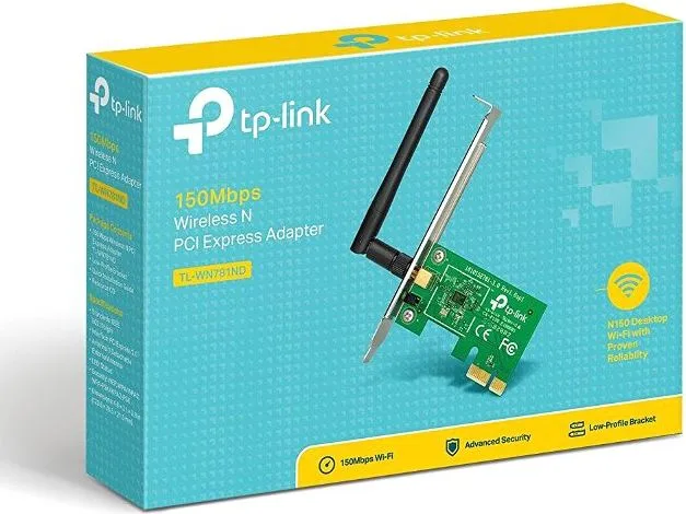 TP-LINK Ασύρματο N PCI Adapter TL-WN781ND, 150Mbps, WPA/WPA2, Ver. 1.0 — εικόνα 2