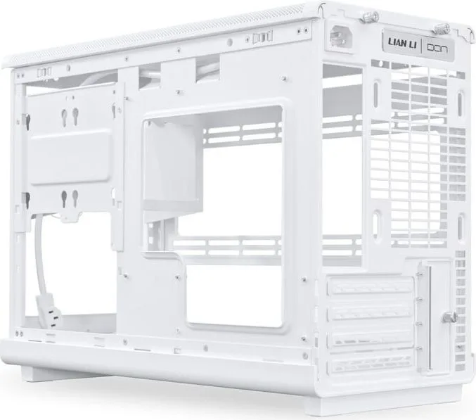 LIAN LI DAN Case A3 Wood White - Glass Side Panel - M-ATX All Mesh Steel-Fabric PC Case from Daniel — εικόνα 3
