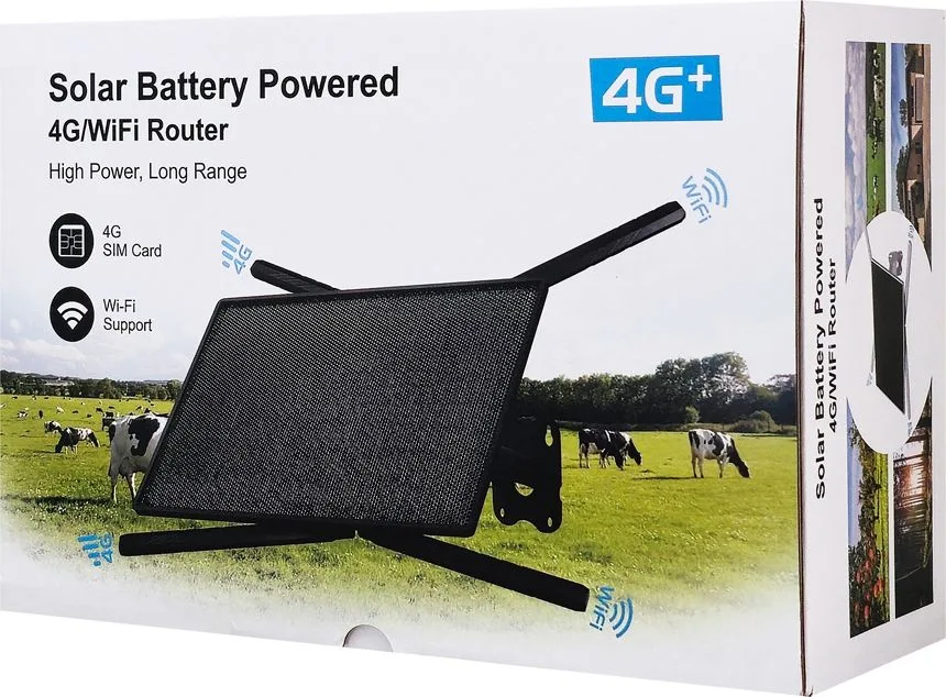 SECTEC ηλιακό router ST-SR08-EU-PNL με 2x πάνελ, 4G LTE, 150Mbps, 20100mAh, IP66 — εικόνα 9