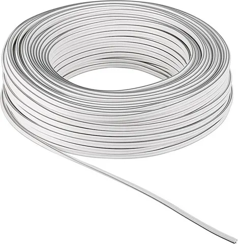 POWERTECH καλώδιο ήχου 2x 0.50mm² CAB-SP021, CCA, 10m, λευκό