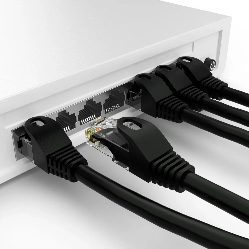 POWERTECH καλώδιο δικτύου CAB-N405, Cat 6 U/UTP, CCA, 250Hz, 3m, μαύρο — εικόνα 2