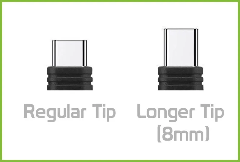 POWERTECH αντάπτορας USB-C σε Micro USB θηλυκό CAB-UC043, longer tip — εικόνα 2