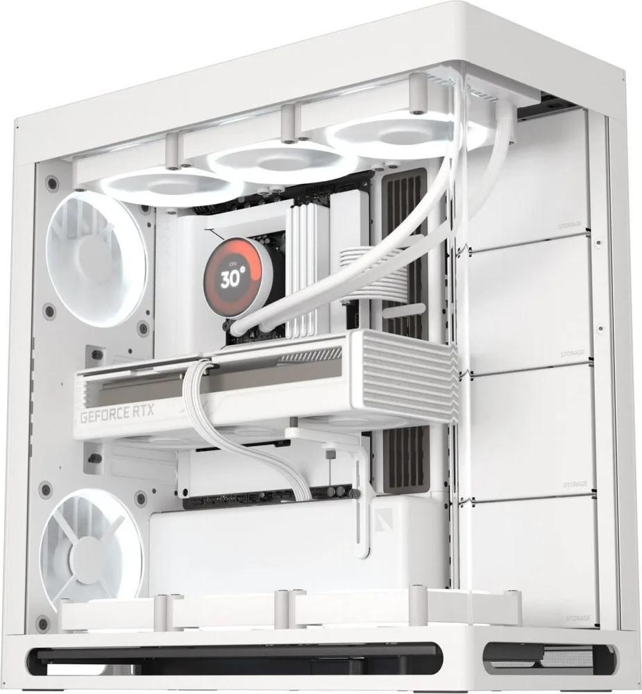 HAVN HS 420 white Premium Midi Tower Case - without vertical GPU support — εικόνα 2