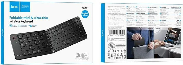 HOCO GM71 Proficient Wireless πληκτρολόγιο , μαύρο — εικόνα 2