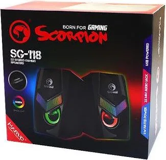 MARVO SG118 ηχεία ME LED φωτισμό — εικόνα 2