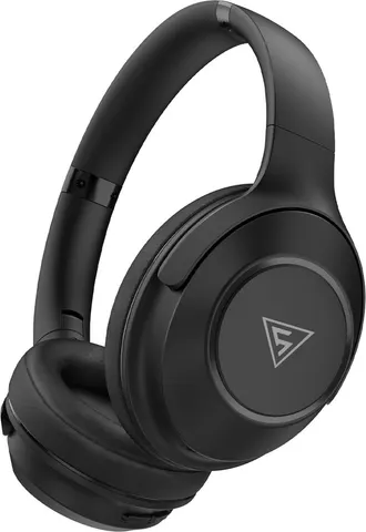 DOQAUS headphones FOCUS 5, ασύρματα & ενσύρματα, Φ40mm, 1000mAh, μαύρα