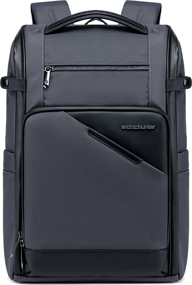 ARCTIC HUNTER τσάντα πλάτης B00675 με θήκη laptop 15.6", USB, 15L, γκρι — εικόνα 4