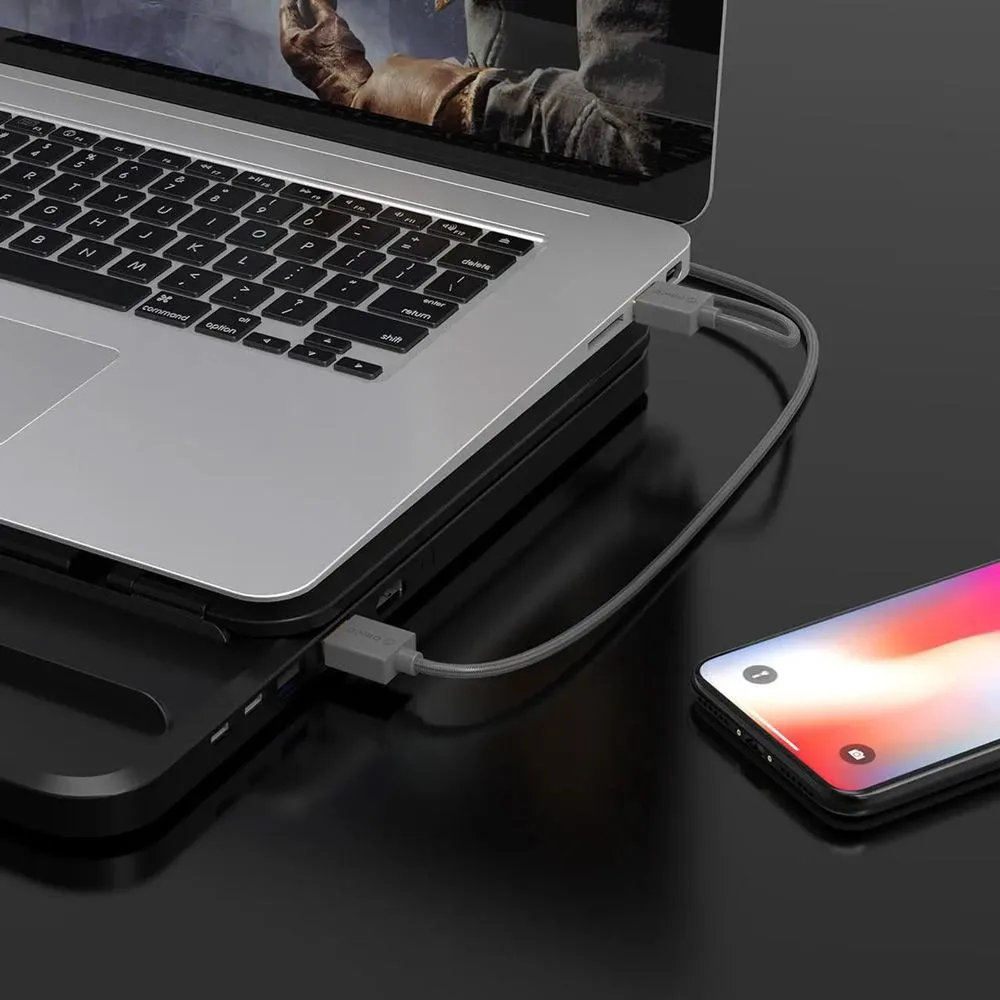 ORICO καλώδιο USB 2.0 U2-AA02, 480Mbps, 1m, γκρι — εικόνα 2