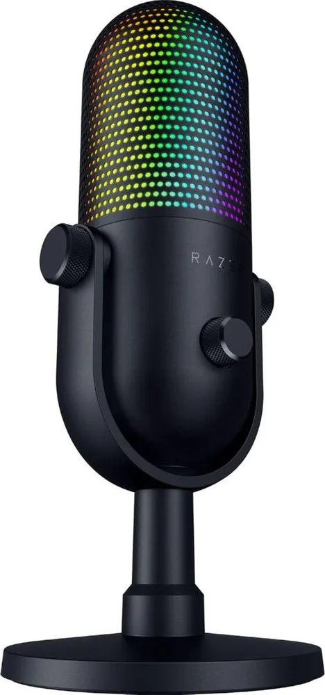 Razer Seiren V3 Chroma 32 Bit Black - USB RGB Mic - AI Audio Processing - Noise Isolation - Mute — εικόνα 2