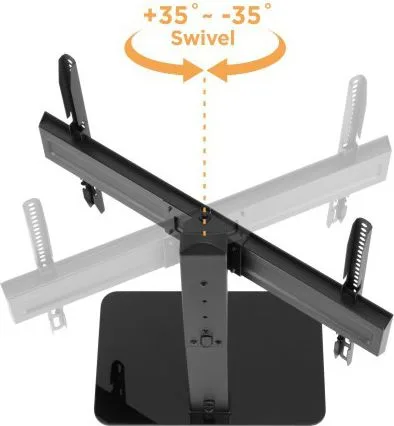 POWERTECH επιτραπέζια βάση τηλεόρασης PT-1328, 37-70", έως 40kg — εικόνα 4