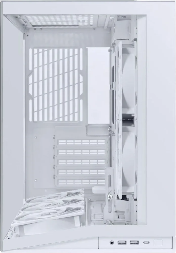 LIAN LI O11D Mini V2 Flow White - ATX PC Gaming Case - 5x Fans - Improved Airflow - GPU Support Brac — εικόνα 9