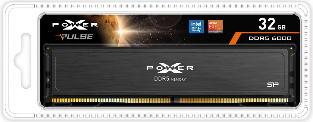 SILICON POWER μνήμη DDR5 Udimm Xpower Pulse, 32GB, 6000MHz, CL38 — εικόνα 2