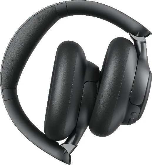 QCY H6 Neo Black - Bluetooth 6.0 ANC iOS/Android Call Noise Cancelling Headphones LDAC Graphene Driv — εικόνα 3