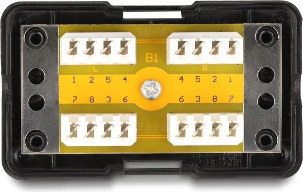 DELOCK κυτίο σύνδεσης καλωδίων δικτύου 88132, Cat 6 LSA, 250MHz — εικόνα 2