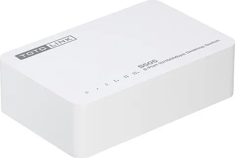 TOTOLINK 5-Port 10/100Mbps Desktop Switch.