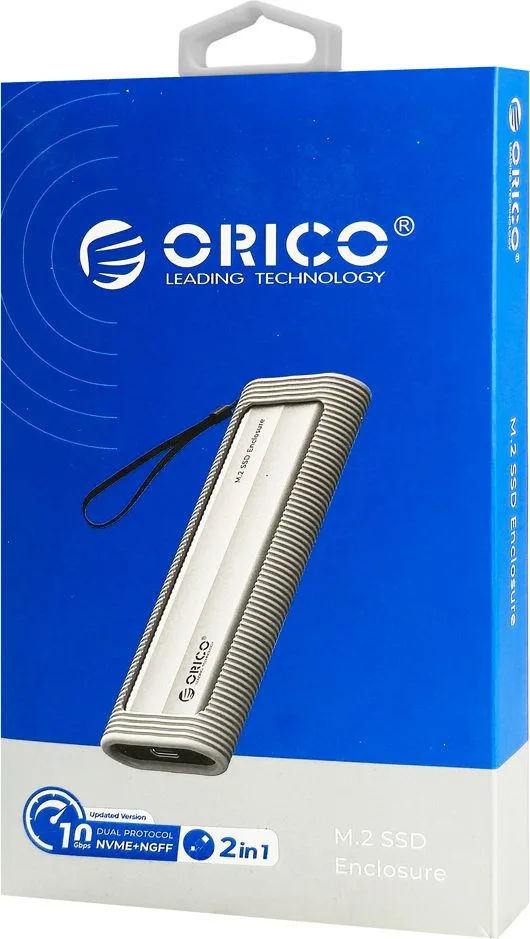 ORICO θήκη για M.2 NVME/NGFF SSD AXM2S-G2, 10Gbps, tool free, γκρι — εικόνα 5