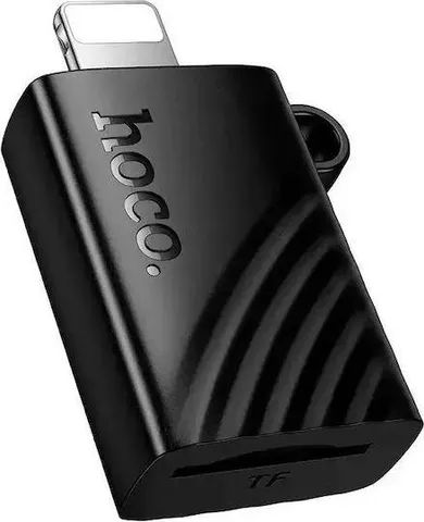 HOCO HB53 ΑΝΑΓΝΩΣΤΗΣ ΚΑΡΤΩΝ TF, Lightning 2.0, μαύρο