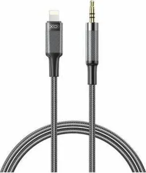 XO NB-R297A, καλώδιο ήχου Lightning ΣΕ 3.5mm, μαύρο