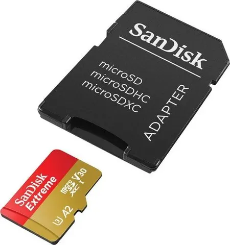 SanDisk Extreme microSDXC 256GB U3 V30 A2 UHS-I