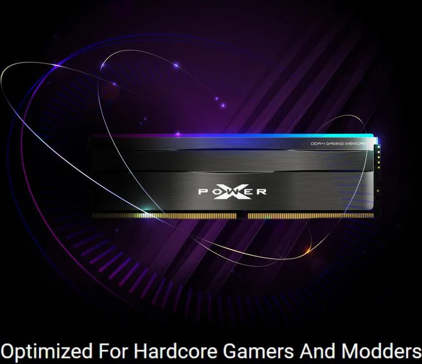 SILICON POWER μνήμη DDR4 Udimm Xpower Zenith 2x 16GB, RGB, 3200MHz, CL16 — εικόνα 3