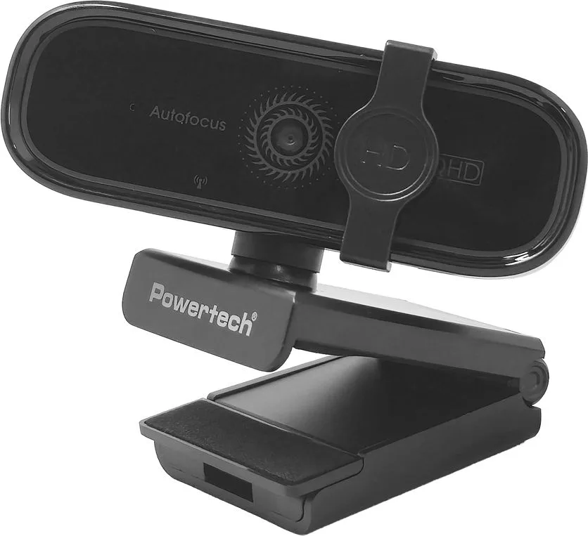 POWERTECH web camera PT-1427, 5MP, 2K QHD, αυτόματη εστίαση, 1.5m, μαύρη — εικόνα 3