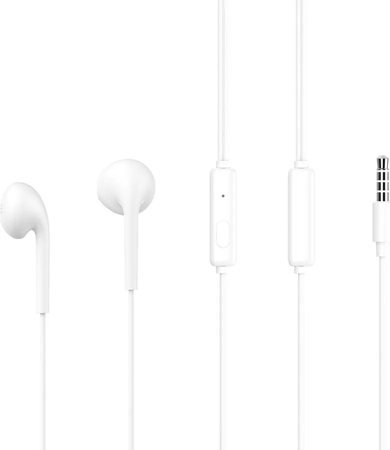 CELEBRAT earphones με μικρόφωνο G12, 3.5mm σύνδεση, Φ14.2mm, 1.2m, λευκό — εικόνα 2