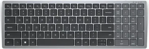 Dell KB740 Compact Multi-Device Keyboard Wireless/Bluetooth Grey Italian New Open Box