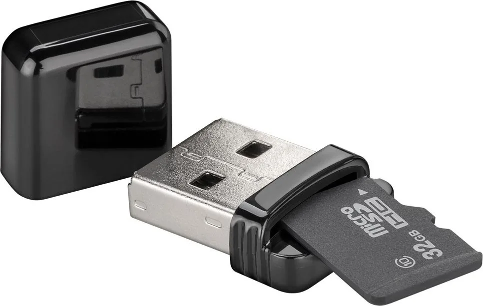 GOOBAY card reader 38656 για micro SD κάρτα μνήμης, 480 Mbps, μαύρο — εικόνα 2