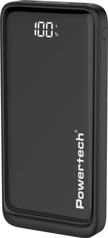 POWERTECH power bank PT-1326 με οθόνη, 10000mAh, 22.5W, μαύρο